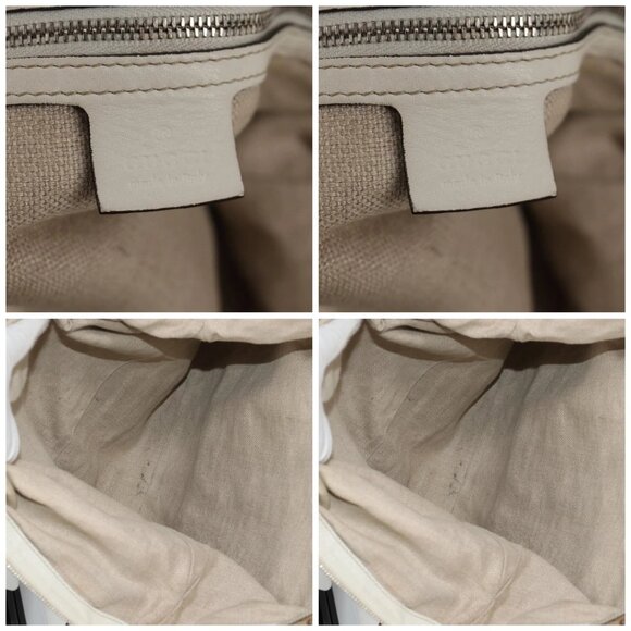 GUCCI GG Canvas Hand Bag 2way Beige White Auth ep10950 - Picture 15 of 16